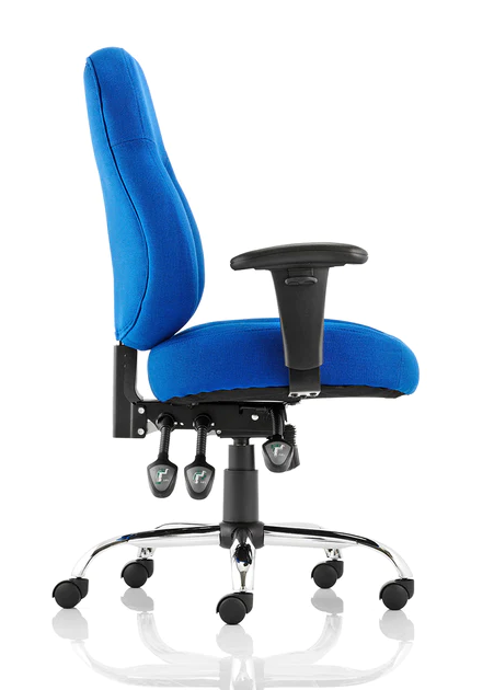 Storm Fabric Operator Office Chair - Black or Blue Option